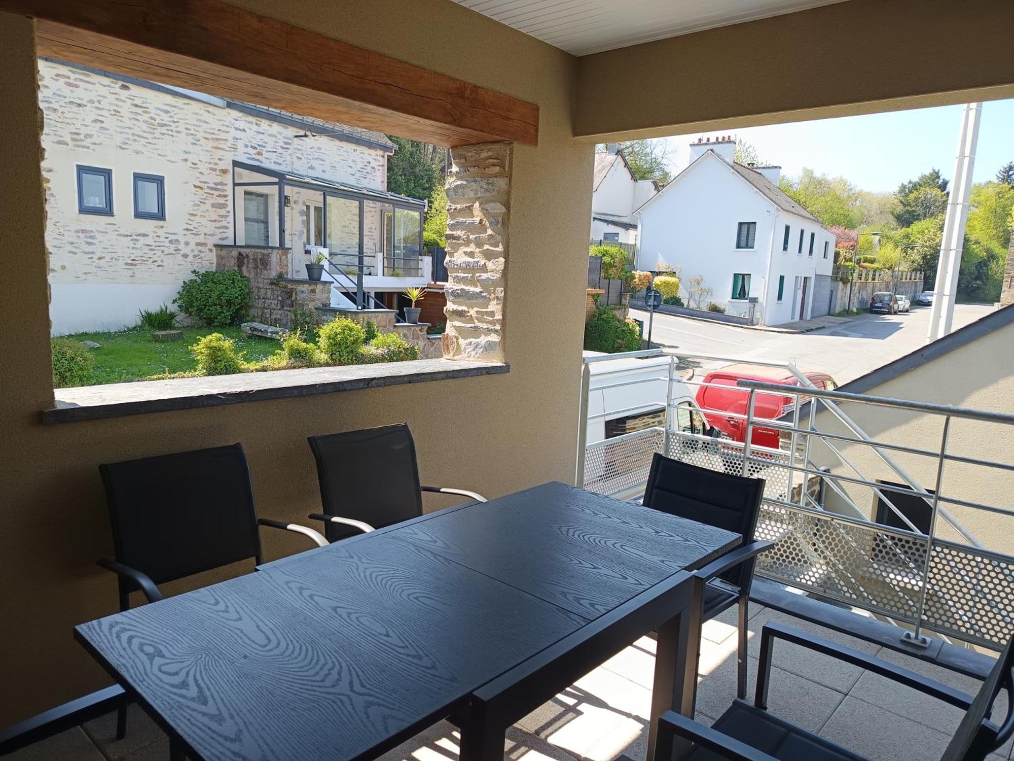 Appart Hotel La Gacilly-Centre Ville-Spa-Parking מראה חיצוני תמונה